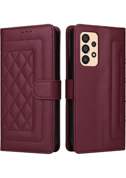 Samsung Galaxy A33 5g Için Flip Case Kapak Kılıf Cüzdan Basit (Yurt Dışından)