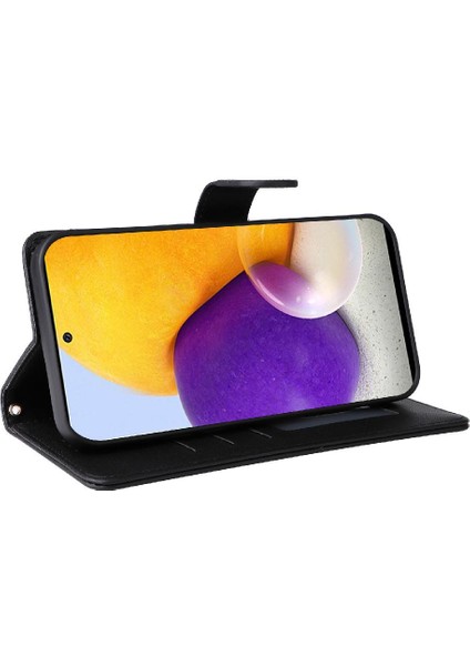 Samsung Galaxy A72 Cüzdan Basit Iş Deri Kılıf Flip Case Için Flip Case (Yurt Dışından) modelleri