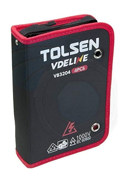 V83204 Tolsen 4'lü Izololi Elektrikçi Seti (Premıum Lıne)