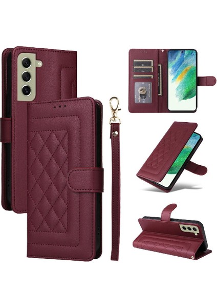 Samsung Galaxy S21 Fe Cüzdan Deri Kılıf Için Flip Case Basit Iş (Yurt Dışından) modelleri