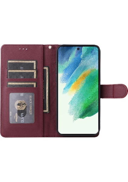 Samsung Galaxy S21 Fe Cüzdan Deri Kılıf Için Flip Case Basit Iş (Yurt Dışından) fırsatları