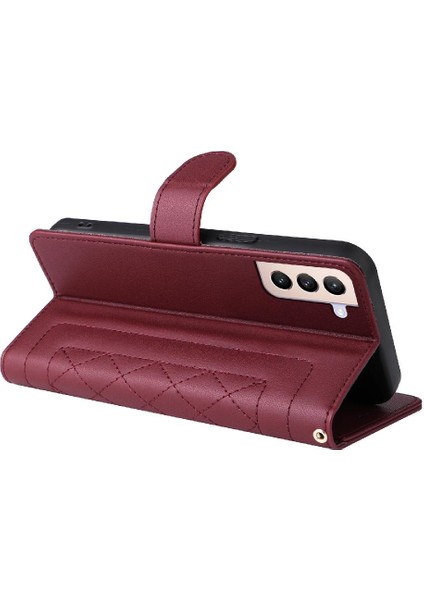 Samsung Galaxy S21 Artı Darbeye Dayanıklı Basit Iş Cüzdan Için Flip Case (Yurt Dışından) modelleri