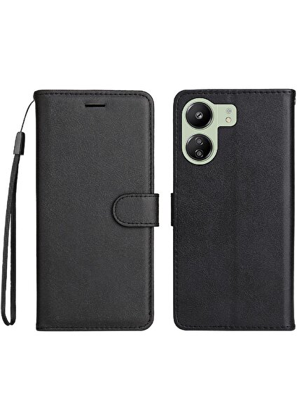 Mellow Shop Xiaomi Redmi Için Flip Case Xiaomi 4g Yüksek Kalite Deri Klasik Düz Renk (Yurt Dışından)