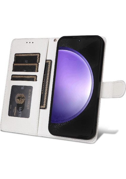 Samsung Galaxy S23 Fe Için Flip Case Kapak Darbeye Deri Kılıf (Yurt Dışından) fırsatları