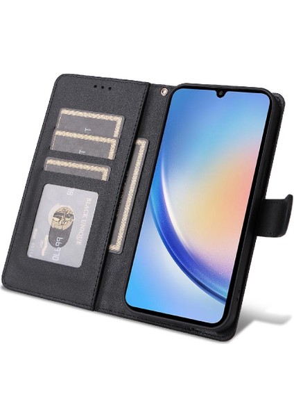 Samsung Galaxy A34 5g Için Flip Case Deri Kılıf Darbeye Kapak Çevirin (Yurt Dışından) modelleri