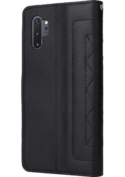 Samsung Galaxy Not 10 Artı Basit Iş Deri Kılıf Için Flip Case (Yurt Dışından)