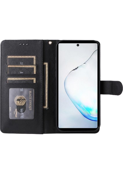 Samsung Galaxy Not 10 Artı Basit Iş Deri Kılıf Için Flip Case (Yurt Dışından)