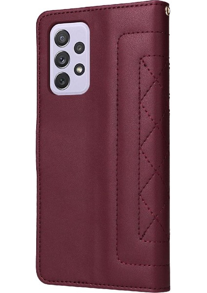 Samsung Galaxy A72 Cüzdan Basit Iş Deri Kılıf Flip Case Için Flip Case (Yurt Dışından) fırsatları