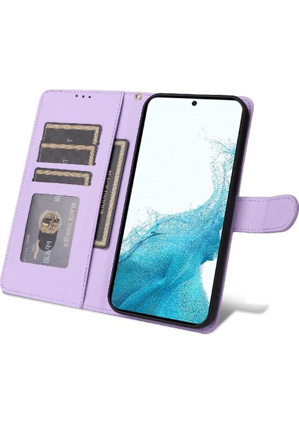 Samsung Galaxy S22 Deri Kılıf Için Flip Case Basit Iş Darbeye (Yurt Dışından) fırsatları