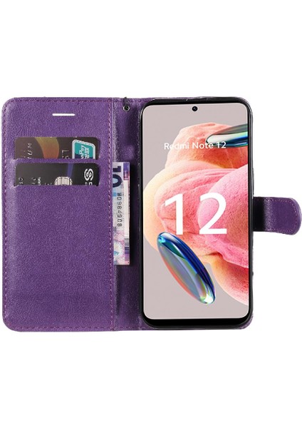 Xiaomi Redmi Not 12 Için Flip Case 4g Iş Cüzdan Telefon Kılıfı Klasik (Yurt Dışından) indirimleri