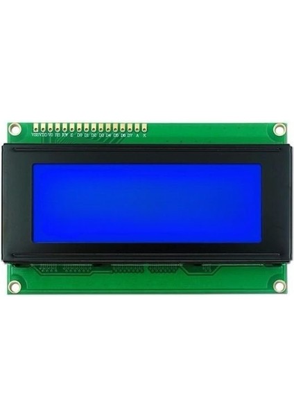 20X4 LCD Ekran - Mavi Üzerine Beyaz