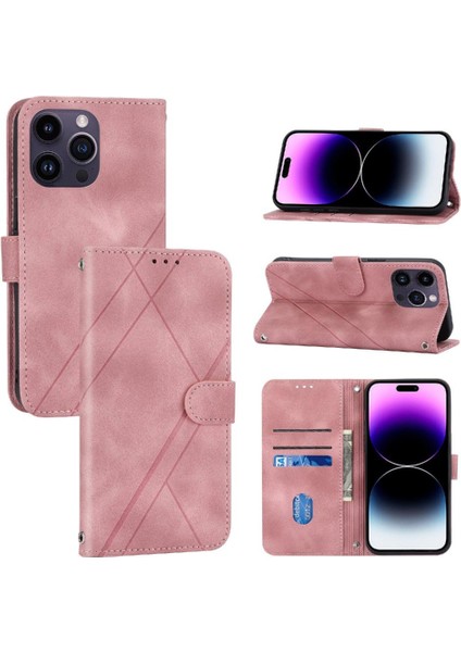 Iphone 13 Için Filp Durumda Pro Max Anti Scratch Kickstand Tam Koruma Pu (Yurt Dışından)
