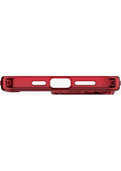 iPhone 15 Pro Kılıf Ultra Hybrid MagFit MagSafe özellikli Frost Deep Red - ACS07057
