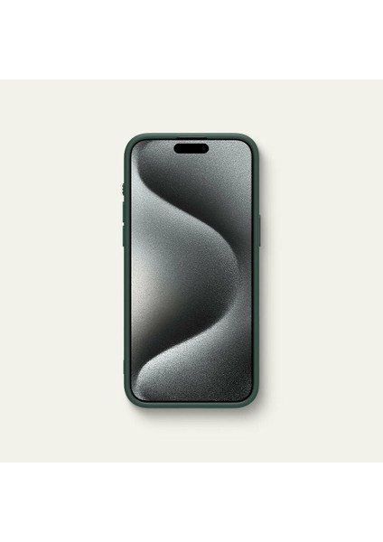 Ciel by CYRILL iPhone 15 Pro Kılıf Kajuk Mag MagSafe özellikli Forest Green - ACS06772