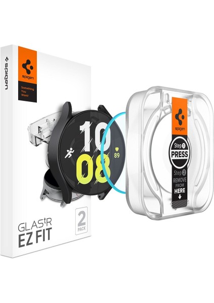 Galaxy Watch 6 (44mm) Cam Ekran Koruyucu Kolay Kurulum GLAS.tR EZ Fit Slim HD (2 Adet) - AGL06520