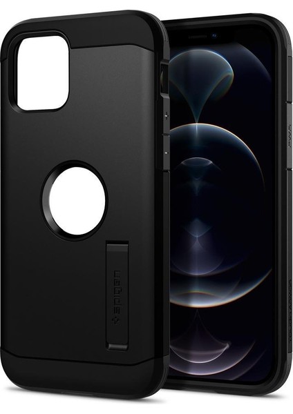 iPhone 12 / 12 Pro Kılıf Tough Armor Black - ACS01710