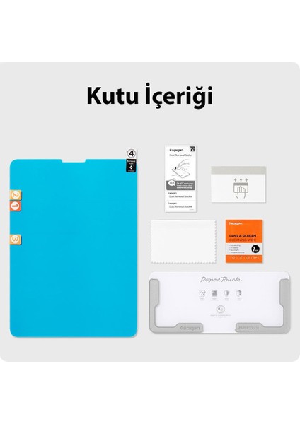 iPad Pro 11'' (2022 / 2021 / 2020 / 2018) / iPad Air 10.9"(2022 / 2020) Defter Kağıt Hissiyatlı Ekran Koruyucu Paper Touch Pro Tray Kolay Kurulum - AFL02790