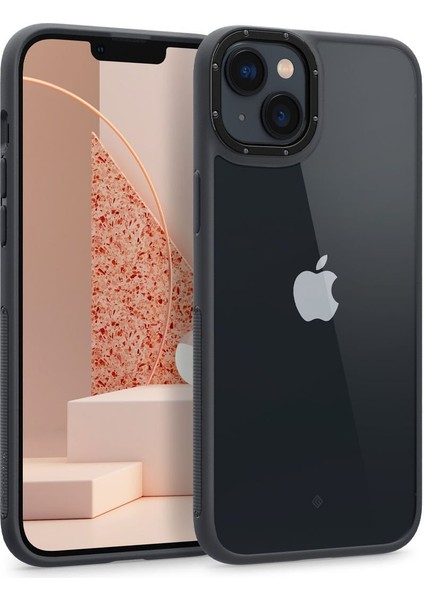 Caseology iPhone 14 / 13 Kılıf Skyfall Matte Black - ACS05071