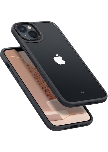 Caseology iPhone 14 / 13 Kılıf Skyfall Matte Black - ACS05071