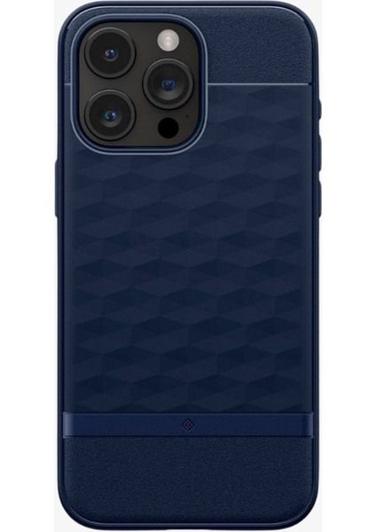 Caseology iPhone 15 Pro Kılıf Parallax Mag MagSafe özellikli Midnight Blue - ACS06750