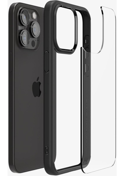 iPhone 15 Pro Kılıf Ultra Hybrid Matte Black - ACS06713