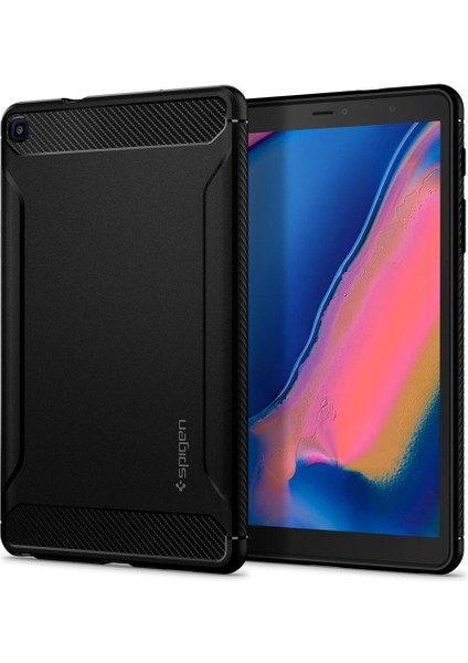 Galaxy Tab A 8.0 S Pen (2019) SM-P200/P205 Kılıf Rugged Armor Black - ACS00048