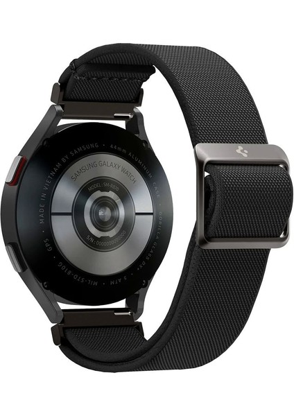 Galaxy Watch Seri 47mm/46mm/45mm/44mm/43mm/42mm/41mm Kordon Kayış Band Lite Fit (20mm) Black - AMP04040