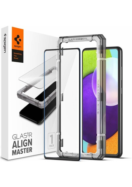 Galaxy A52 / Galaxy A52 5G Cam Ekran Koruyucu Kolay Kurulum AlignMaster Glas.tR Slim Full Cover Black / Siyah - AGL02821