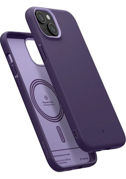 Caseology iPhone 15 Kılıf Nano Pop Mag MagSafe özellikli Grape Purple - ACS06824