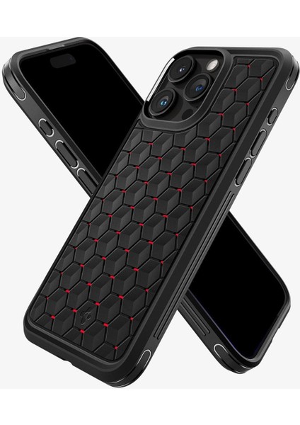 iPhone 15 Pro Max Kılıf Cryo Armor Cryo Red - ACS06604