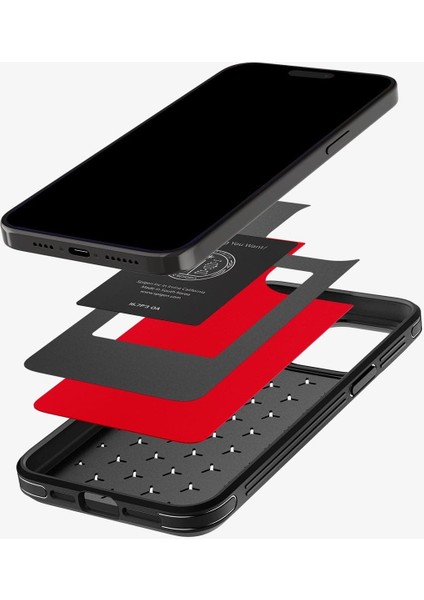 iPhone 15 Pro Max Kılıf Cryo Armor Cryo Red - ACS06604