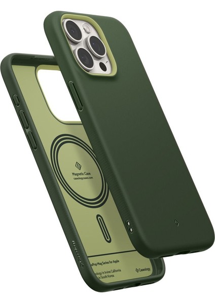 Caseology iPhone 15 Pro Max ile Uyumlu Kılıf Nano Pop Mag MagSafe özellikli Avo Green - ACS06619 indirimleri