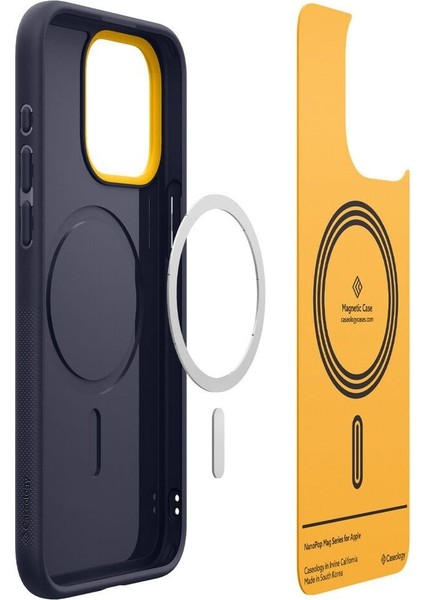 Caseology iPhone 15 Pro Max Kılıf Nano Pop Mag MagSafe özellikli Blueberry Navy - ACS06617