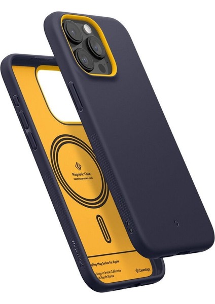 Caseology iPhone 15 Pro Max Kılıf Nano Pop Mag MagSafe özellikli Blueberry Navy - ACS06617