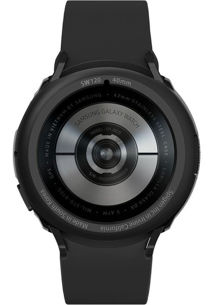 Galaxy Watch 4 (40mm) Kılıf Liquid Air Matte Black - ACS03139