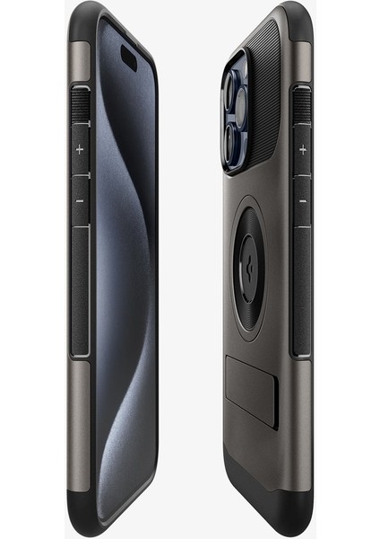 iPhone 15 Pro Max Kılıf Slim Armor MagFit MagSafe özellikli Gunmetal - ACS06451