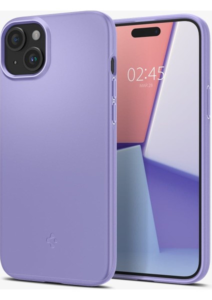 iPhone 15 Kılıf Thin Fit Iris Purple - ACS06780