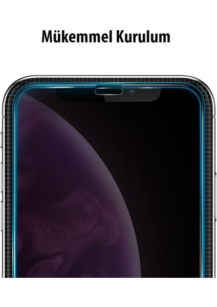 iPhone 11 Pro Max / iPhone XS Max Cam Ekran Koruyucu Tam Kaplayan Glas.tR Slim Full Cover Black - 065GL25232