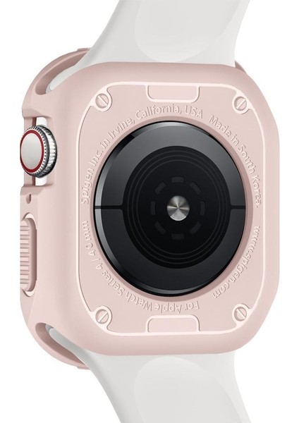 Apple Watch 45mm/44mm (Seri 9/8/SE2/7/6/SE/5/4) Kılıf Rugged Armor Rose Gold - 062CS24470