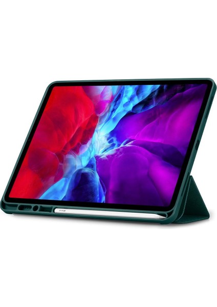 iPad Pro 11'' (2022 / 2021 / 2020 / 2018) Kılıf Urban Fit Dokuma Midnight Green - ACS01056