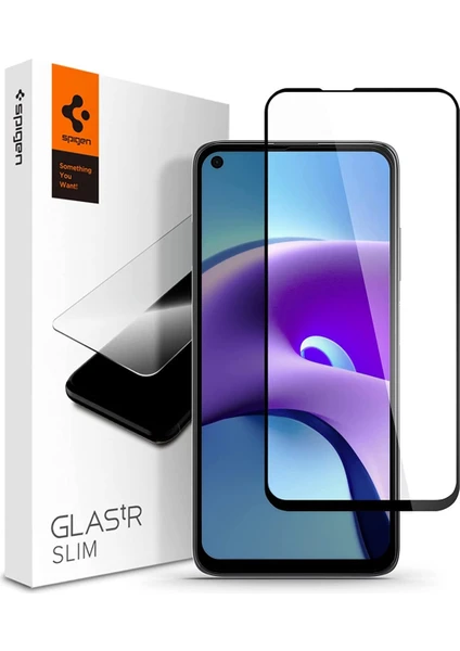 Xiaomi Redmi Note 9 / Redmi Note 9T Cam Ekran Koruyucu Tam Kaplayan Glas.tR Slim Full Cover Black - AGL02943