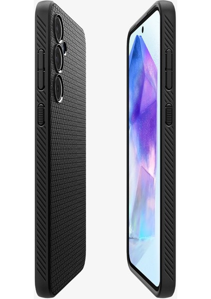 Galaxy A55 ile Uyumlu Kılıf Liquid Air Matte Black - ACS07526 fırsatları