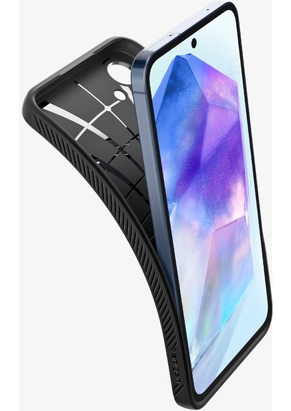 Galaxy A55 ile Uyumlu Kılıf Liquid Air Matte Black - ACS07526 indirimleri