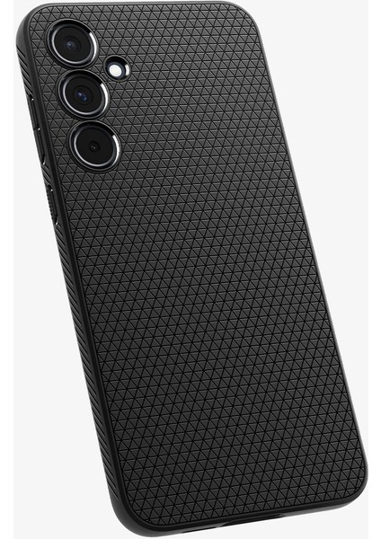Galaxy A55 ile Uyumlu Kılıf Liquid Air Matte Black - ACS07526