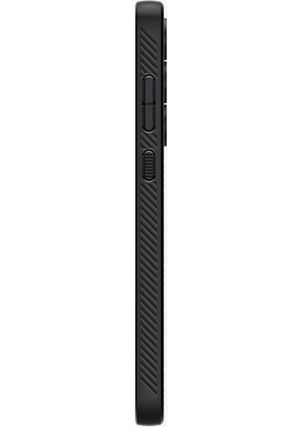 Galaxy A55 ile Uyumlu Kılıf Liquid Air Matte Black - ACS07526