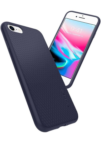 iPhone SE (2022 / 2020) / 8 / 7 Kılıf Liquid Armor Midnight Blue - 042CS21189