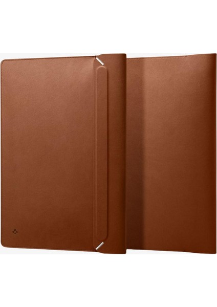 14'' MacBook & Notebook Laptop Taşıma Çantası Valentinus Sleeve Classic Brown - AFA06416