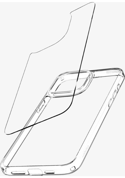 iPhone 15 Pro Kılıf Air Skin Hybrid Crystal Clear - ACS06697