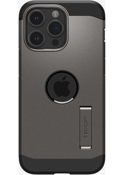 iPhone 15 Pro Max Kılıf Tough Armor MagFit MagSafe özellikli Kickstand Gunmetal - ACS06593