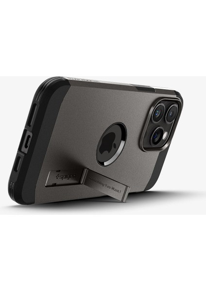 iPhone 15 Pro Max Kılıf Tough Armor MagFit MagSafe özellikli Kickstand Gunmetal - ACS06593 modelleri